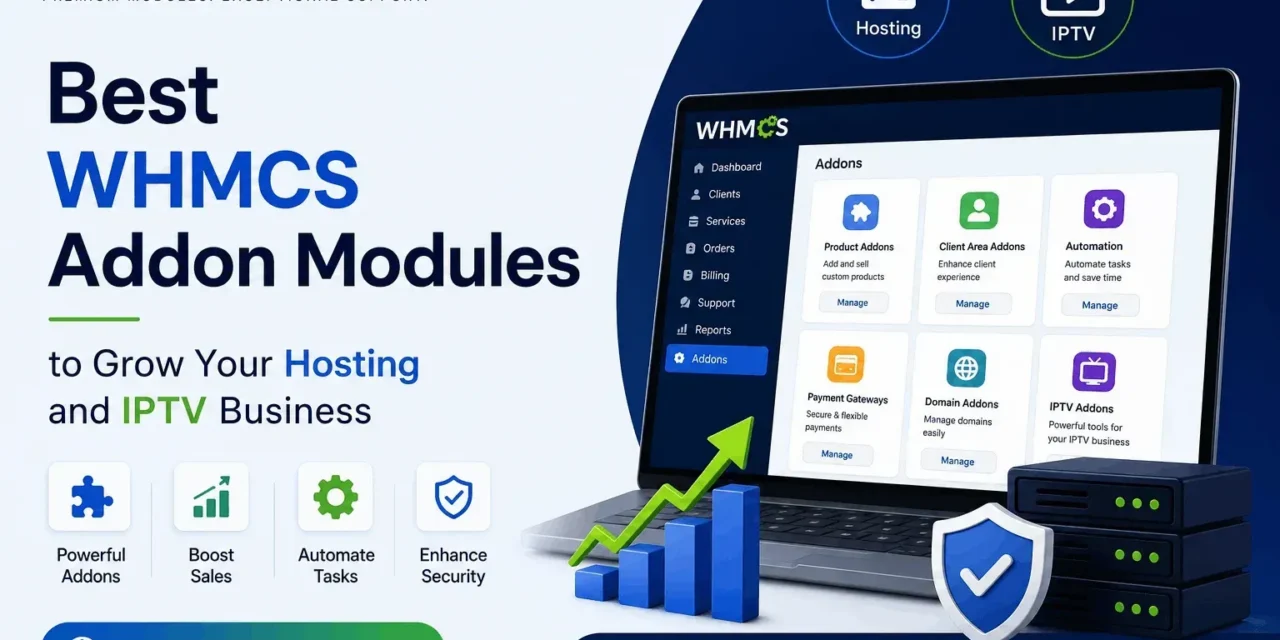 Best WHMCS Addon Modules to Grow Your Hosting and IPTV Business