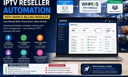 How to Automate Your IPTV Reseller Panel with WHMCS Billing Modules