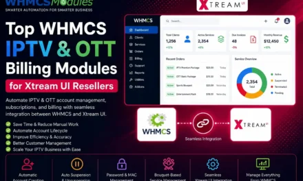 Top WHMCS IPTV & OTT Billing Modules for Xtream UI Resellers