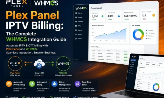 Plex Panel IPTV Billing: The Complete WHMCS Integration Guide